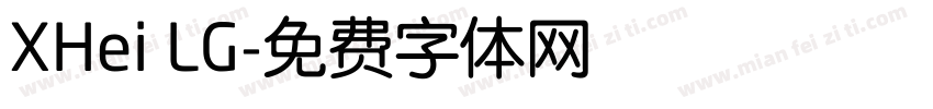 XHei LG字体转换
